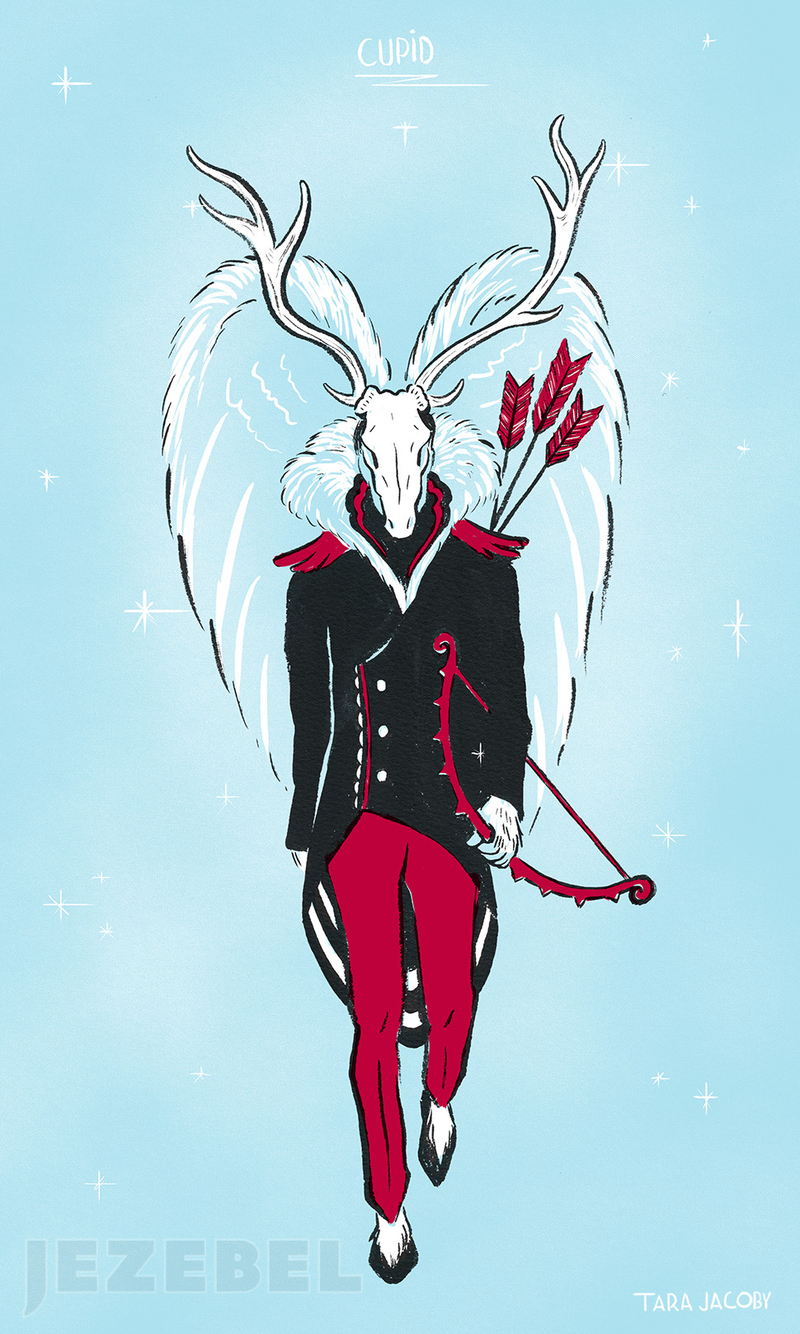 Illustration for article titled Christmas Couture: Santa's Reindeer, Reimagined as Runway Stars